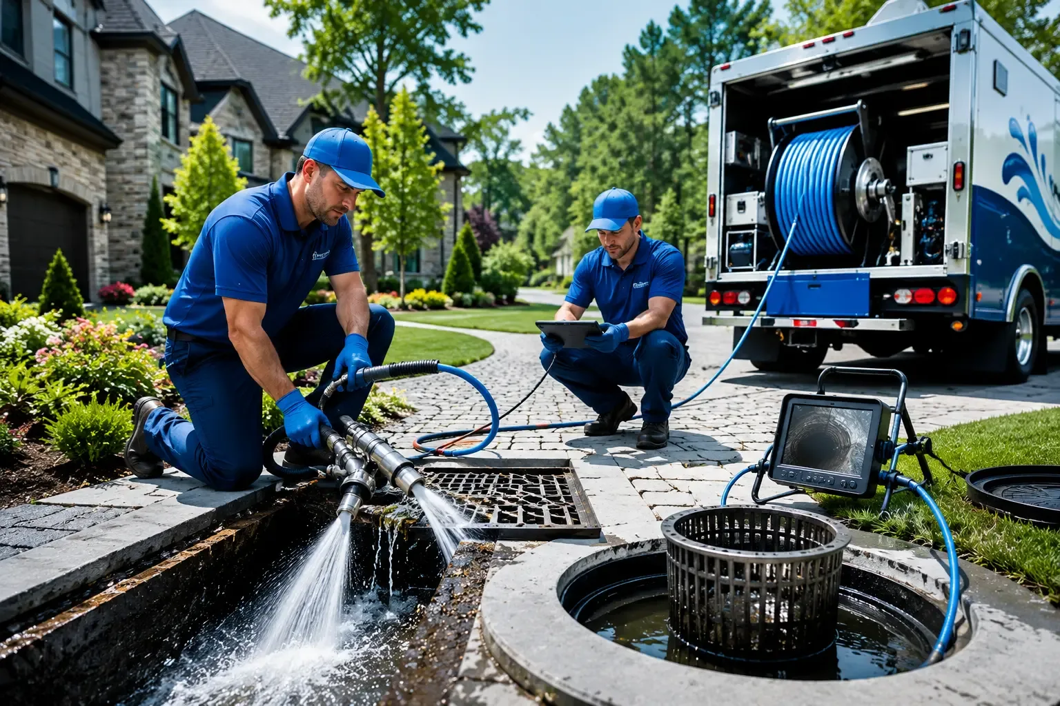 Local outdoor drain cleaning professionals in Caroline, WI