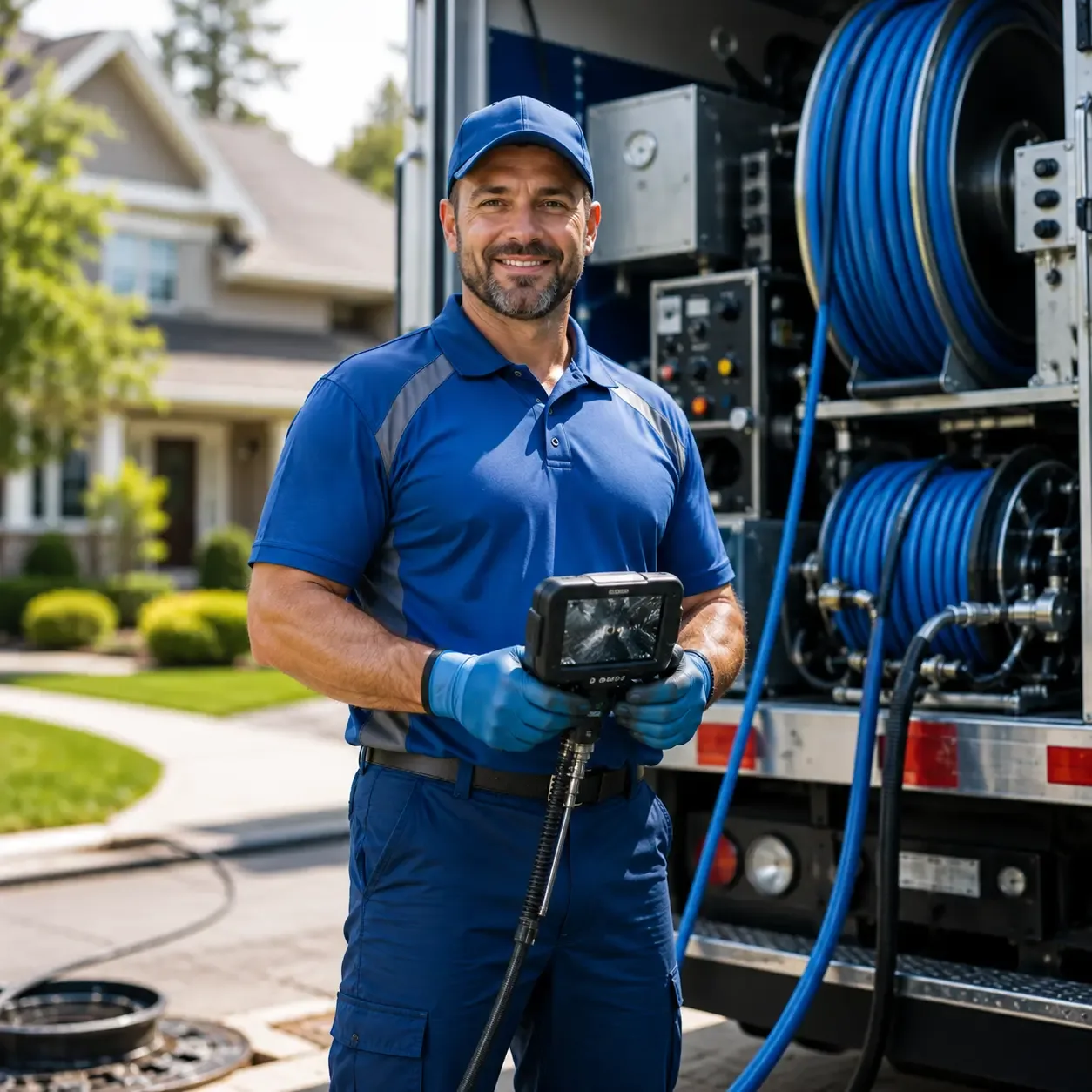 Local outdoor drain cleaning specialists in Caroline, WI